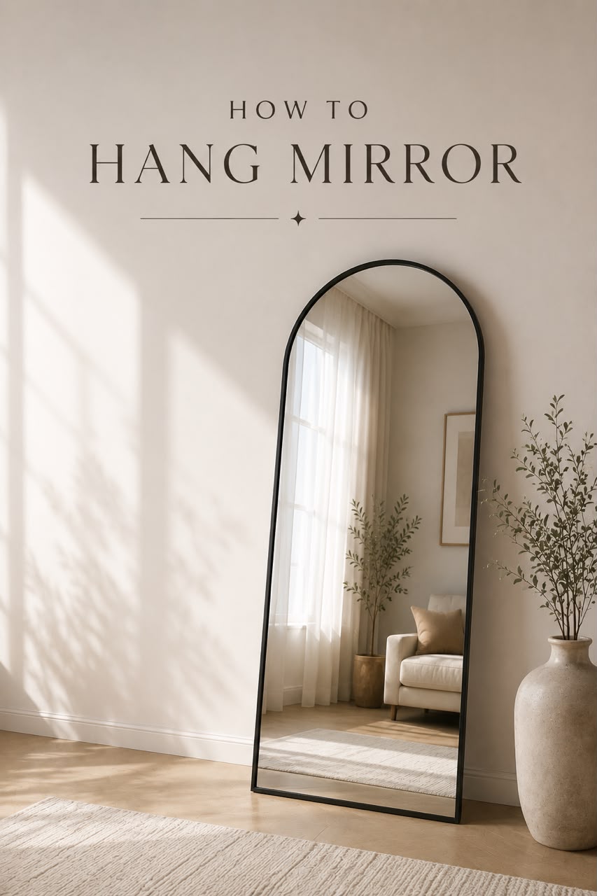 How to Hang a Heavy Mirror Safely