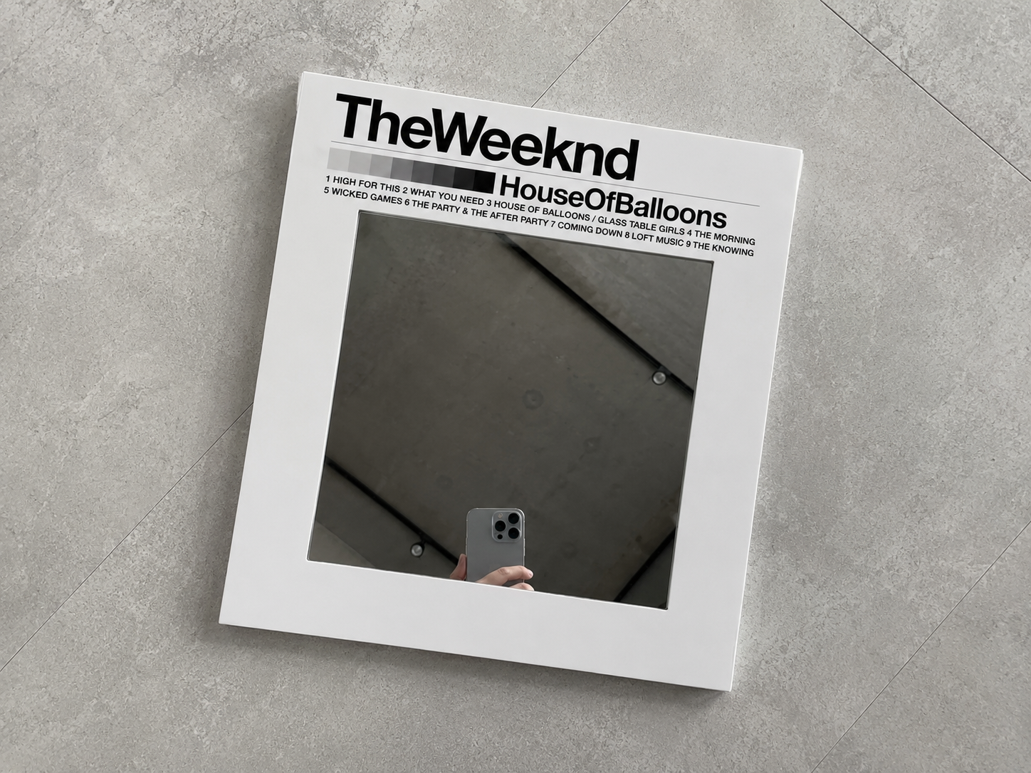 The Weeknd : Music Album Cover Mirror
