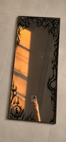 Gothic Long Rectangular Mirror